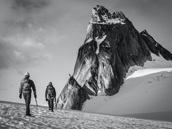 People climbing mountain